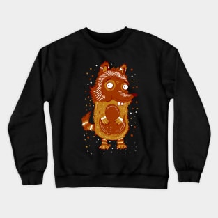 cute fox cartoon Crewneck Sweatshirt